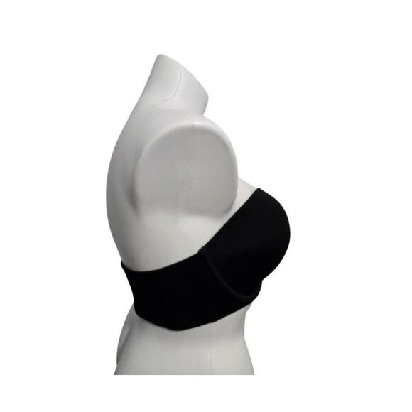 Cacique Multiway Strapless Wired Bra Women 40DDD Black Lane Bryant - Picture 3 of 9